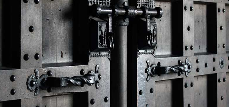 steel entry door repair in Kensington